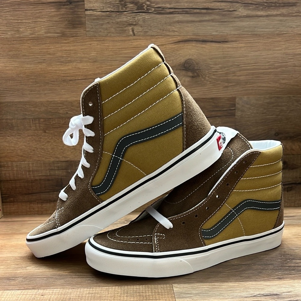 Vans  High-Top Sneakers - Brown and Tan